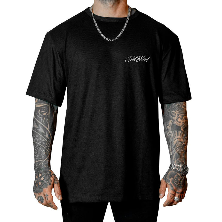 POLERA CURSIVE BLACK & WHITE