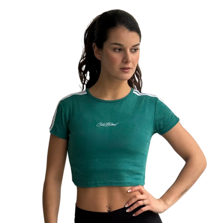 CROP TOP BASIC GREEN