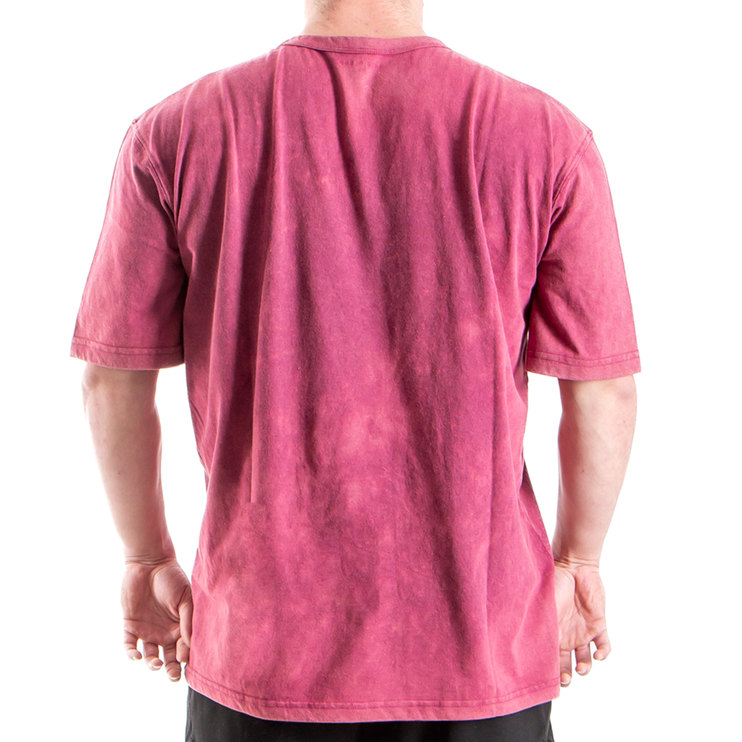 POLERA BASIC DYE CHERRY