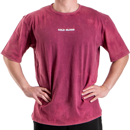 POLERA BASIC DYE CHERRY