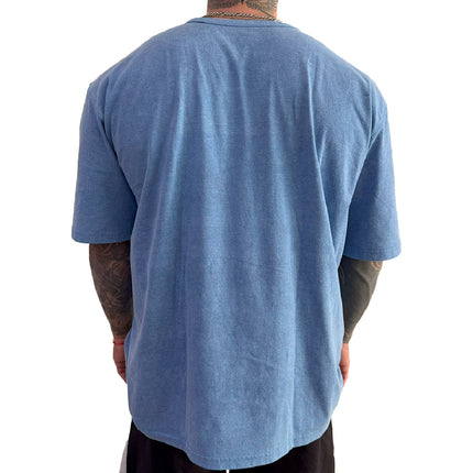 POLERA BASIC DYE LIGHT BLUE