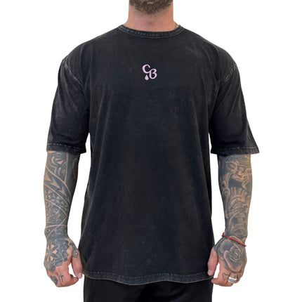 POLERA CB DYE BLACK & PINK