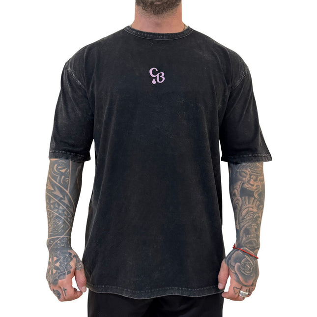POLERA CB DYE BLACK & PINK