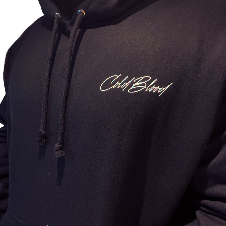 POLERON OVERSIZE CURSIVE BLACK