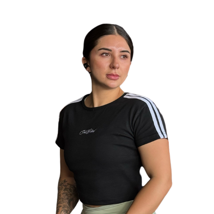 CROP TOP BASIC BLACK