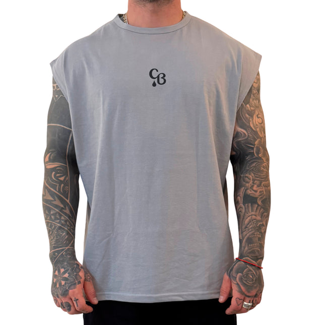 SUDADERA OVERSIZE TANK CB GREY