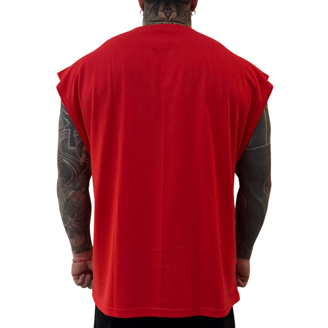 SUDADERA OVERSIZE TANK CB RED