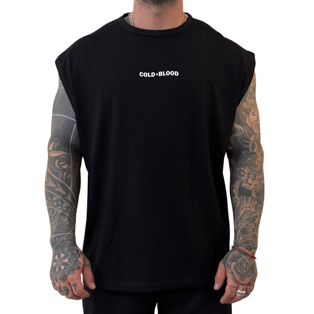 SUDADERA OVERSIZE TANK BLACK