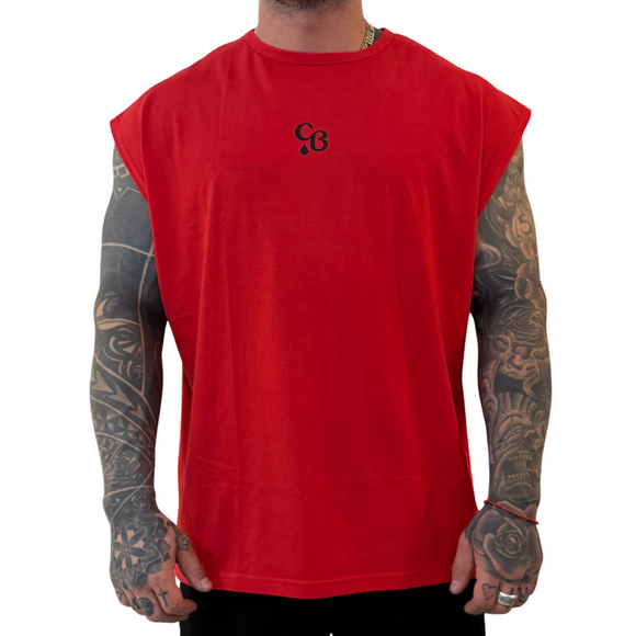 SUDADERA OVERSIZE TANK CB RED