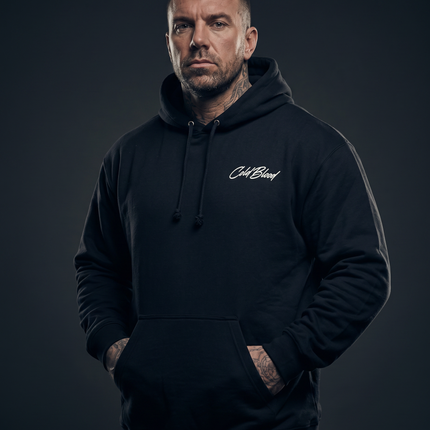 POLERON OVERSIZE CURSIVE BLACK