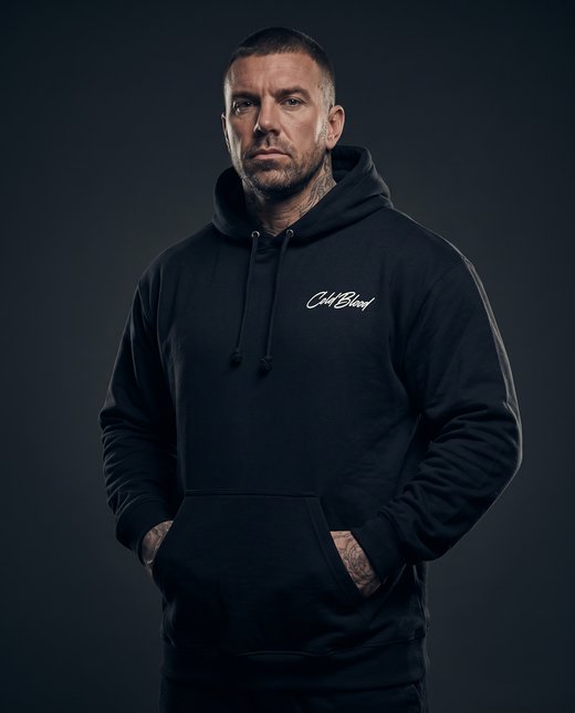 POLERON OVERSIZE CURSIVE BLACK