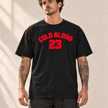 Polera Oversize American Blood 23 Hombre Coldblood – foto en modelo
