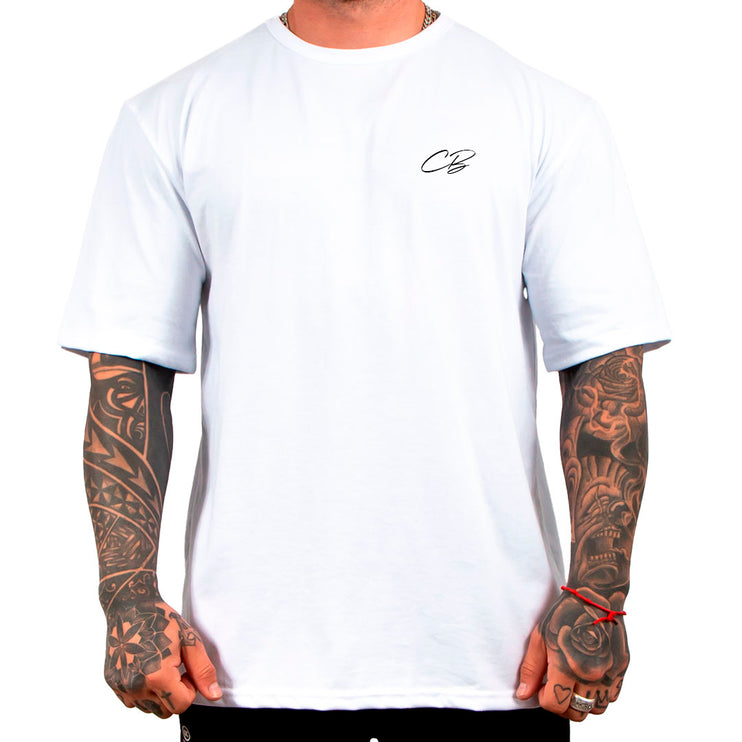 POLERA WHITE & ROSES