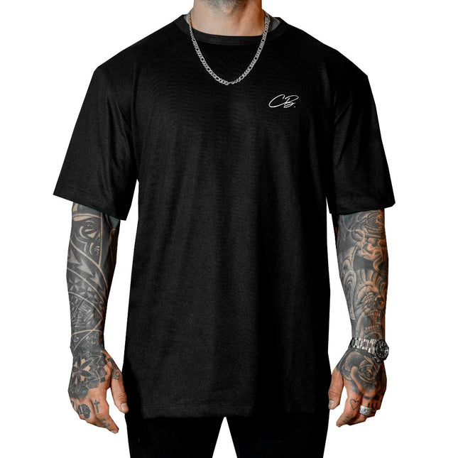 POLERA BLACK & ROSES