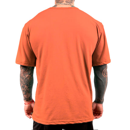 POLERA BASIC TERRACOTTA & BLACK